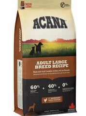 Acana Heritage Adult Dog koos kanaga, 22,8 kg hind ja info | Kuivtoit koertele | kaup24.ee