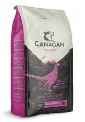 Canagan Dog Highland Feast koos linnulihaga, 12 kg hind ja info | Kuivtoit koertele | kaup24.ee