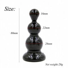 Boss Of Toys Rocket drill 3,2 inch black  anal plug 3,2 inch / 8 cm цена и информация | Анальные игрушки | kaup24.ee