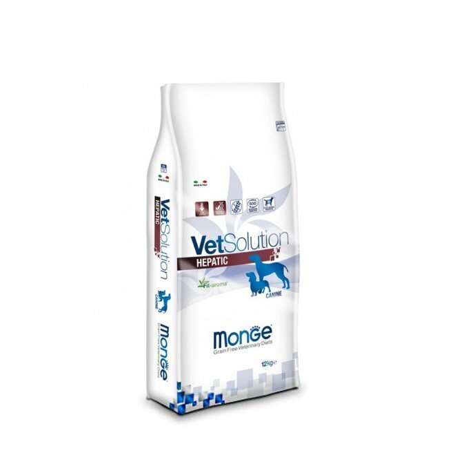 Monge Vet Solution Dog Hepatic koos herneste ja kalaga, 12 kg цена и информация | Kuivtoit koertele | kaup24.ee