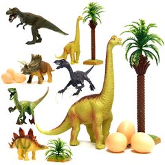 Dinosauruse kujukeste komplekt KidsPro, 14 tk hind ja info | Poiste mänguasjad | kaup24.ee