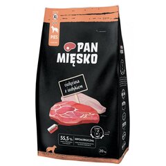 Pan Mięsko Xl koos vasika- ja kalkunilihaga, 20 kg hind ja info | Kuivtoit koertele | kaup24.ee