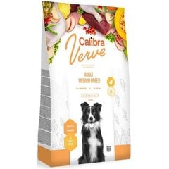 Calibra Dog Verve GF Adult Medium Chicken&Duck koos linnulihaga, 12 kg hind ja info | Kuivtoit koertele | kaup24.ee