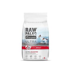 Raw Paleo Ultra täiskasvanud väikest tõugu koertele koos veiselihaga, 8 kg hind ja info | Kuivtoit koertele | kaup24.ee