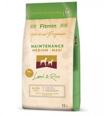 Fitmin dog Medium&Maxi Lamb&Rice, 12 kg hind ja info | Kuivtoit koertele | kaup24.ee