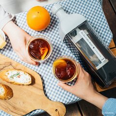 Hario Ka-Ku Cold Brew pudel valge 1L hind ja info | Kohvimasinate lisatarvikud | kaup24.ee