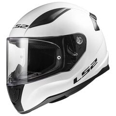 LS2 FF353 RAPID 2 SOLID helmet -  Глянцевый белый цена и информация | Шлемы для мотоциклистов | kaup24.ee