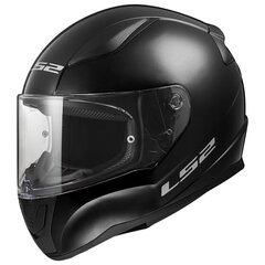 LS2 FF353 RAPID 2 SOLID helmet -  Глянцевый черный цена и информация | Шлемы для мотоциклистов | kaup24.ee