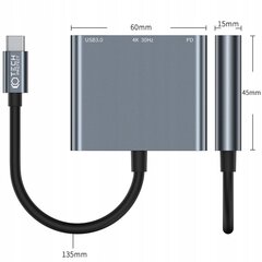 Adapter "Tech-Protect V1-HUB" hind ja info | USB jagajad, adapterid | kaup24.ee