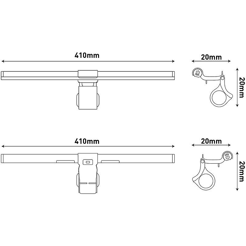 Avide LED monitori valgus 5W USB hind ja info | Laualambid | kaup24.ee