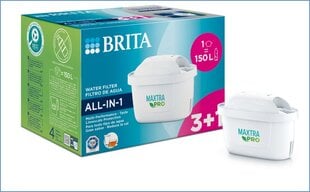 Veefiltri kassett Brita Maxtra Pro All-In-One, 4 tk hind ja info | Filterkannud ja filtrid | kaup24.ee