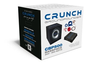 Crunch CBP500 "GroundPounder" цена и информация | Автомобильные динамики | kaup24.ee