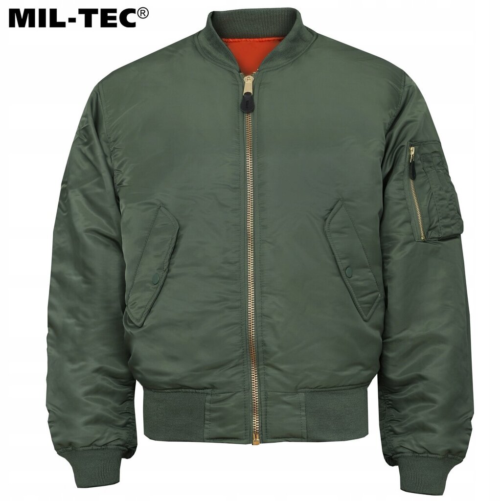 Bomber jakk, Mil-Tec, MA1 US, Olive hind ja info | Meeste joped | kaup24.ee