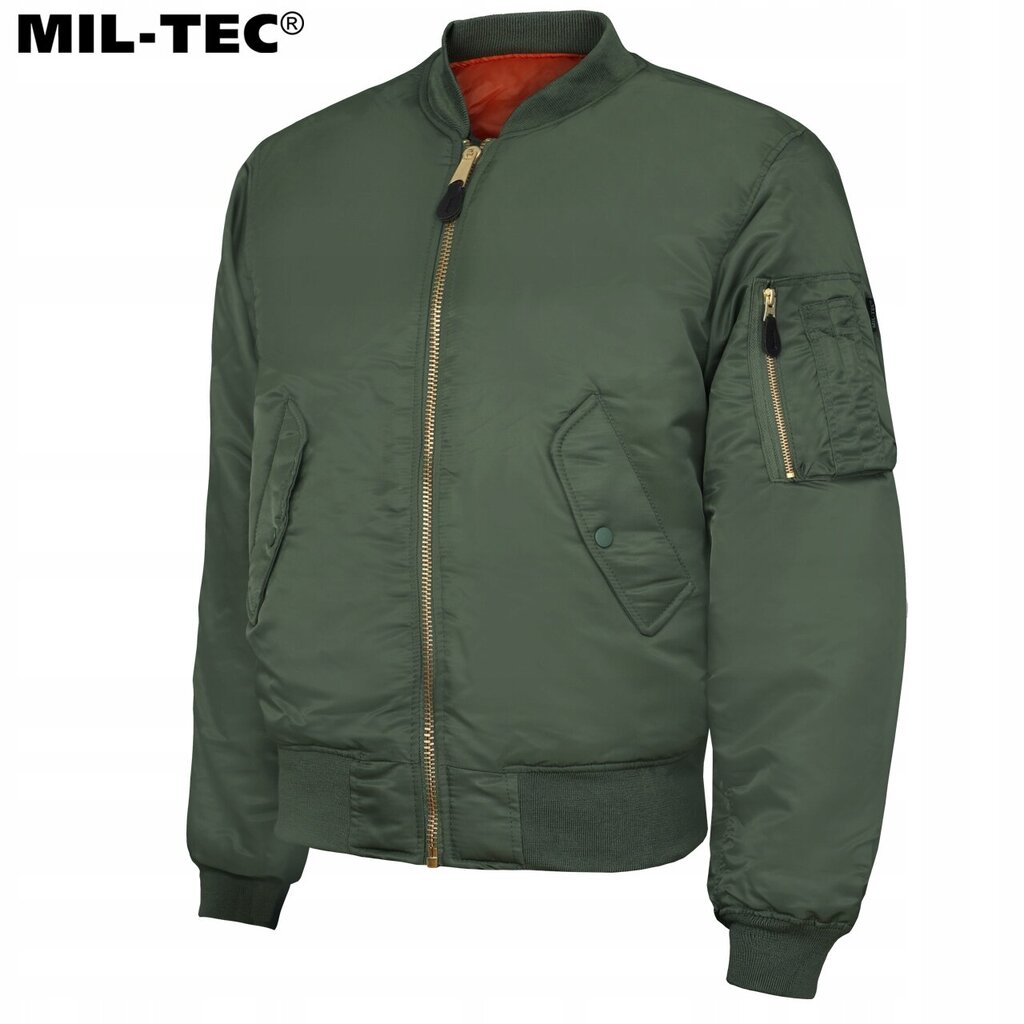 Bomber jakk, Mil-Tec, MA1 US, Olive hind ja info | Meeste joped | kaup24.ee