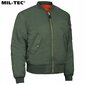 Bomber jakk, Mil-Tec, MA1 US, Olive hind ja info | Meeste joped | kaup24.ee