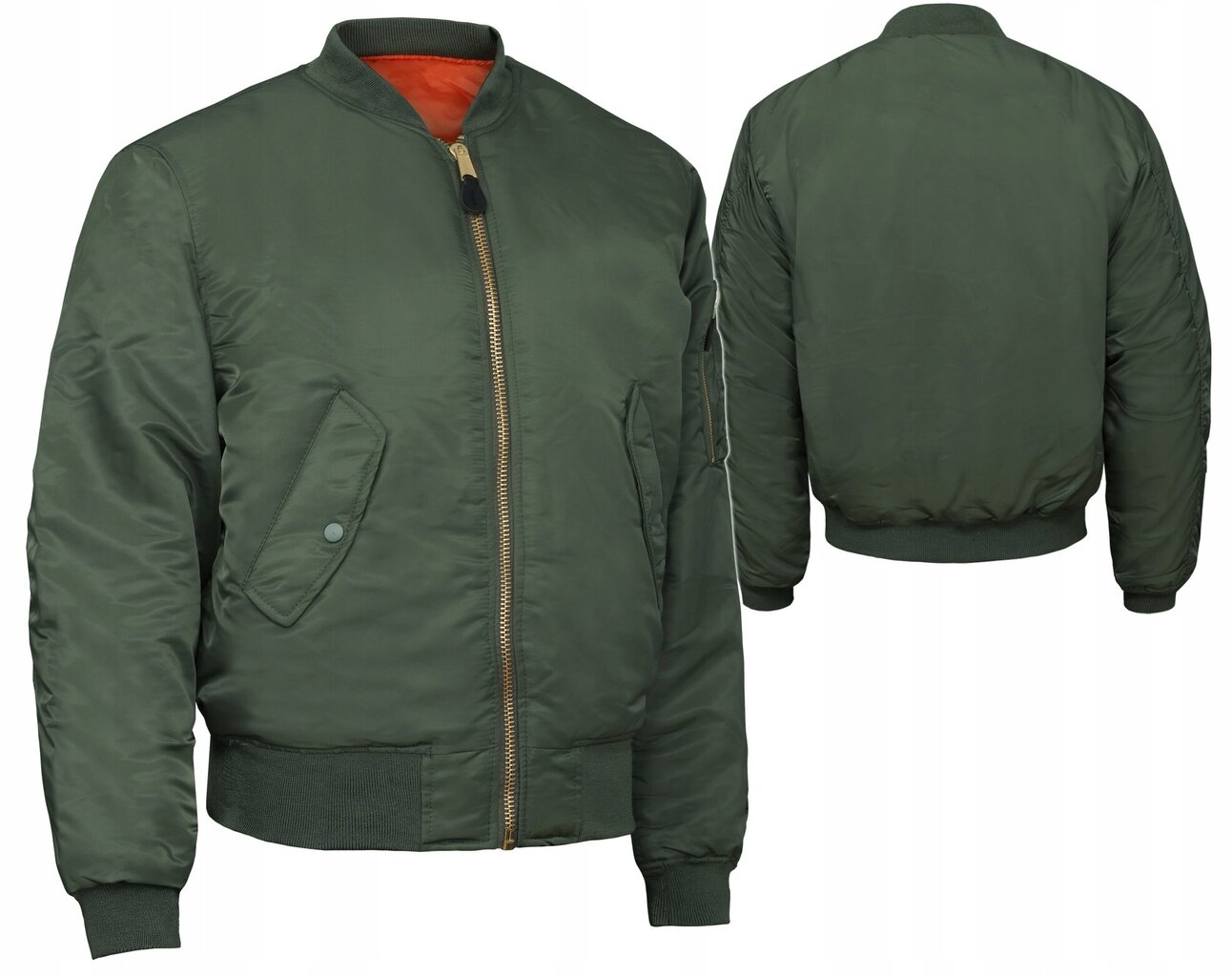 Bomber jakk, Mil-Tec, MA1 US, Olive hind ja info | Meeste joped | kaup24.ee