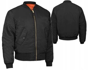 Bomber jakk, Mil-Tec, MA1 US, Must hind ja info | Meeste joped | kaup24.ee