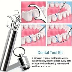 Зубочистки многоразовые, набор для ухода за зубами 7 шт. цена и информация | Для ухода за зубами | kaup24.ee