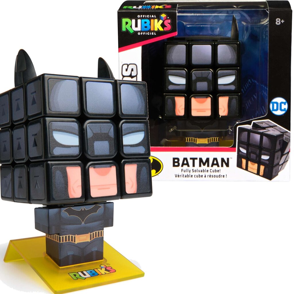 Rubiku kuubik 3x3 Cubers Batman цена и информация | Lauamängud ja mõistatused | kaup24.ee