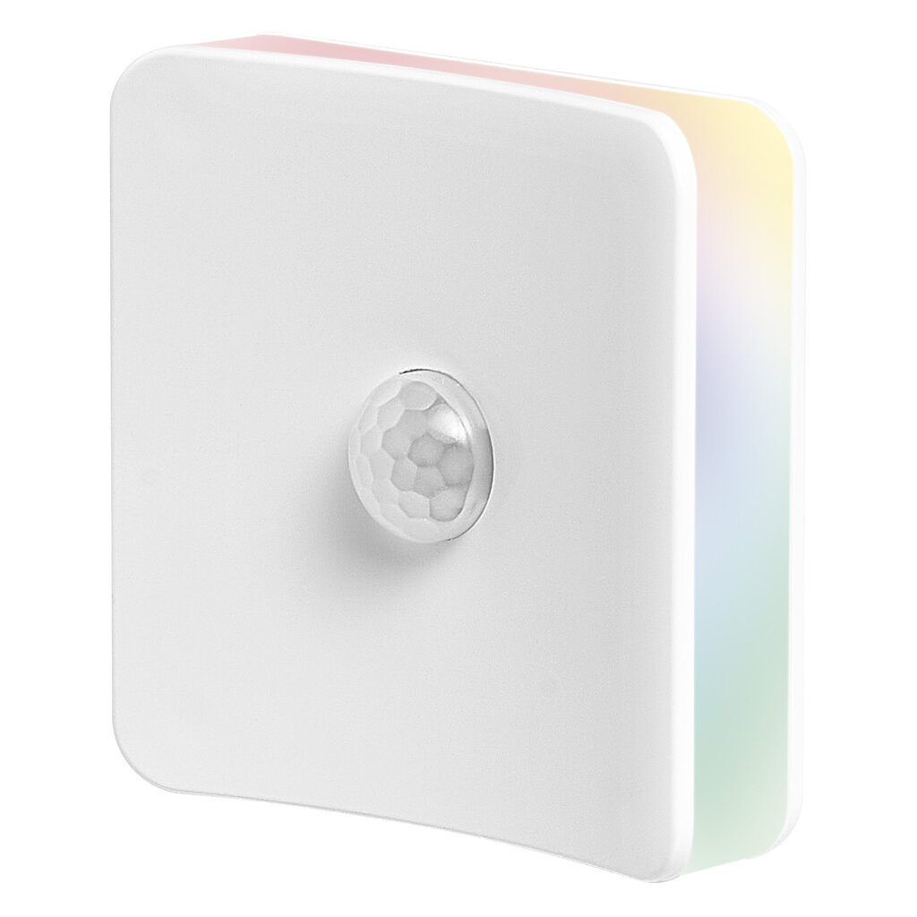 Lunetta Square Sensor RGB 0.3W 220V Öövalgusti koos anduriga цена и информация | Peokaunistused | kaup24.ee