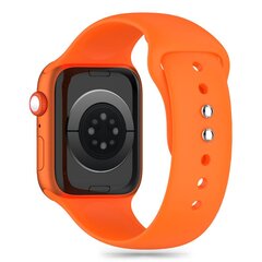 СИЛИКОНОВЫЕ ЧАСЫ APPLE WATCH 4 | 5 | 6 | 7 | 8 | 9 | SE | ULTRA 1 | 2 (42 | 44 | 45 | 49 ММ) ЯРКО-ОРАНЖЕВЫЕ цена и информация | Аксессуары для смарт-часов и браслетов | kaup24.ee