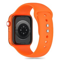 TECH-PROTECT СИЛИКОНОВЫЙ APPLE WATCH 4 | 5 | 6 | 7 | 8 | 9 | SE (38 | 40 | 41 ММ) ЯРКО-ОРАНЖЕВЫЙ цена и информация | Аксессуары для смарт-часов и браслетов | kaup24.ee