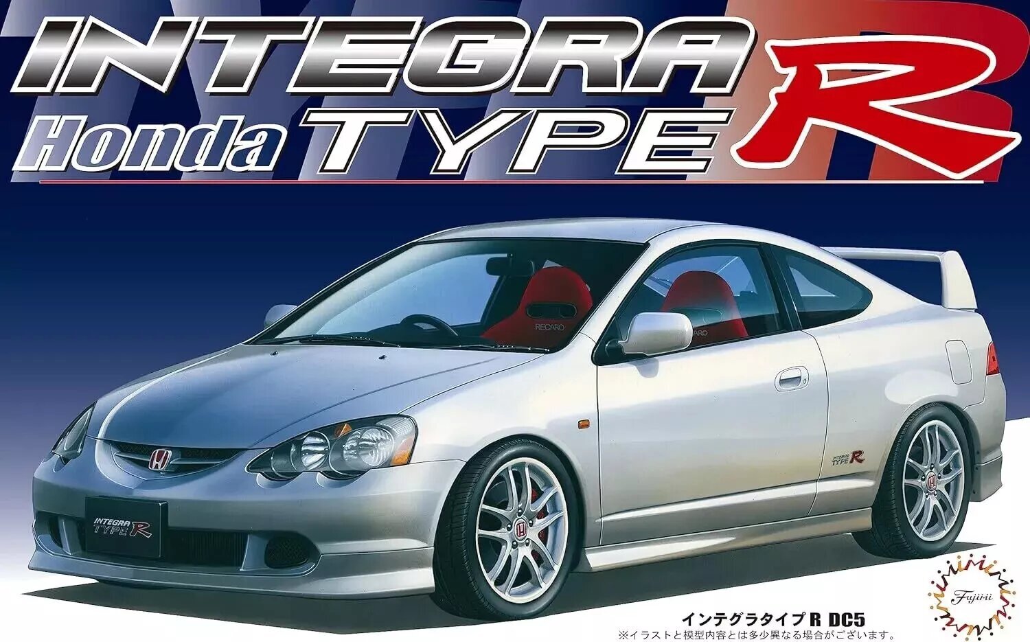 Liimitav mudel Fujimi ID-90 Honda Integra Type R DC5 47102 1/24 hind ja info | Liimitavad mudelid | kaup24.ee