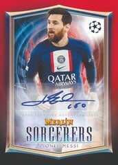 Футбольные карточки TOPPS MERLIN CHROME UEFA CLUB COMPETITIONS 2022/2023 BLASTER BOX, 8 x 4 шт. цена и информация | Коллекционные карточки | kaup24.ee