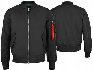 Bomber jakk, Mil-Tec, Flyers Flek MA1 Summer, Must hind ja info | Meeste joped | kaup24.ee