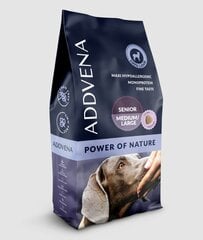 Addena Power of Nature Senior Medium&Large koos lambaga, 10 kg hind ja info | Kuivtoit koertele | kaup24.ee