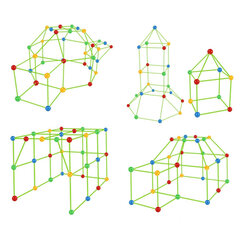 Конструктор «Комбинируемые трубочки «НОВИНКА» StoreGD цена и информация | Конструкторы и кубики | kaup24.ee