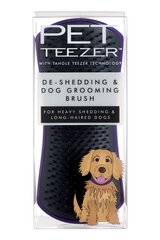 Pet Teezer фиолетово/серая щетка для подшерстка собак L цена и информация | Средства по уходу за животными | kaup24.ee