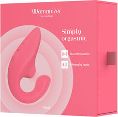 Womanizer Blend вибратор со стимулятором клитора Pleasure Air Синий цена и информация | БДСМ и фетиш | kaup24.ee