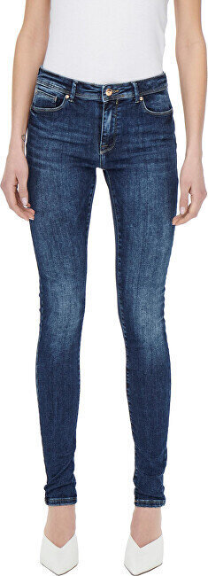 Teksad naistele Only Onlpush Skinny Fit 15235035, sinine hind ja info | Naiste teksad | kaup24.ee