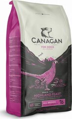 Canagan Highland Feast koos pardiga, 2 kg hind ja info | Kuivtoit koertele | kaup24.ee