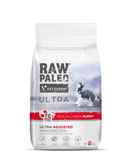 Paw Paleo Ultra Medium&Large Puppy koos veiselihaga, 2 kg hind ja info | Kuivtoit koertele | kaup24.ee