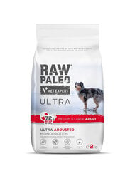 Paw Paleo Ultra Medium&Large Adult с говядиной, 2 кг цена и информация | Сухой корм для собак | kaup24.ee