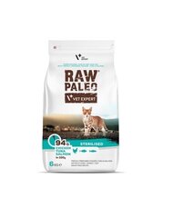 VetExpert Raw Paleo steriliseeritud kassidele koos kana, tuunikala ja lõhega, 6 kg цена и информация | Сухой корм для кошек | kaup24.ee