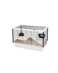 Puur küülikutele Interzoo Bunny 80 De Luxe, 78x48x50 cm, hall hind ja info | Puurid ja tarvikud väikeloomadele | kaup24.ee