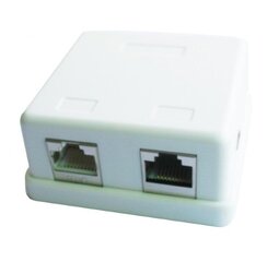 Gembird KAABLI ACC KINNITUSKASTI 2XCAT5E/NCAC-HS-SMB2 GEMBIRD hind ja info | USB jagajad, adapterid | kaup24.ee