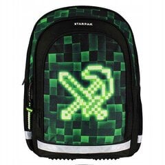 Kooli seljakott Starpak Pixel Green hind ja info | Koolikotid, sussikotid | kaup24.ee