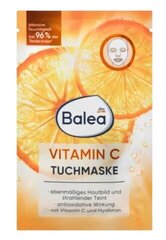 (DE) Balea, Kahefaasiline C-vitamiiniga lehekindel mask, 1tk. (Saksa toode) hind ja info | Näomaskid, silmamaskid | kaup24.ee