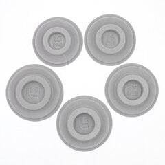 Plastikust Käevõru Organiseerimis komplekt, Flokeeritud, Hall, 91-103x16mm, 5tk hind ja info | Ehete valmistamine, helmestamine | kaup24.ee