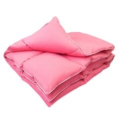 Одеяло Feather Quilt 150x200 Premium All Year Round, 70% перо, 100% хлопок Pink цена и информация | Одеяла | kaup24.ee