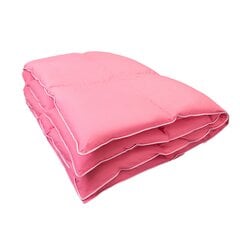 Одеяло Feather Quilt 150x200 Premium All Year Round, 70% перо, 100% хлопок Pink цена и информация | Одеяла | kaup24.ee