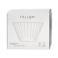 Бумажные фильтры Stagg X Pour-Over Dripper от Fellow - 45 штук в упаковке цена и информация | Аксессуары для кофейных аппаратов | kaup24.ee