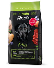 Fitmin Dog For Life Adult koos kodulindudega, 13 kg hind ja info | Kuivtoit koertele | kaup24.ee