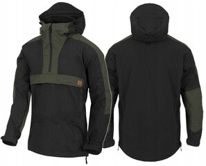 Kangaroo jakk, Helikon-Tex, Anorak Woodsman, Must/Taiga Green цена и информация | Мужские куртки | kaup24.ee