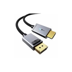 CableTime Premium kaabel DisplayPort - HDMI, 1m hind ja info | Kaablid ja juhtmed | kaup24.ee