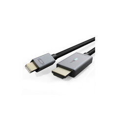 Кабель Mini DisplayPort - HDMI, 4K/30Hz, 1m цена и информация | Кабели и провода | kaup24.ee